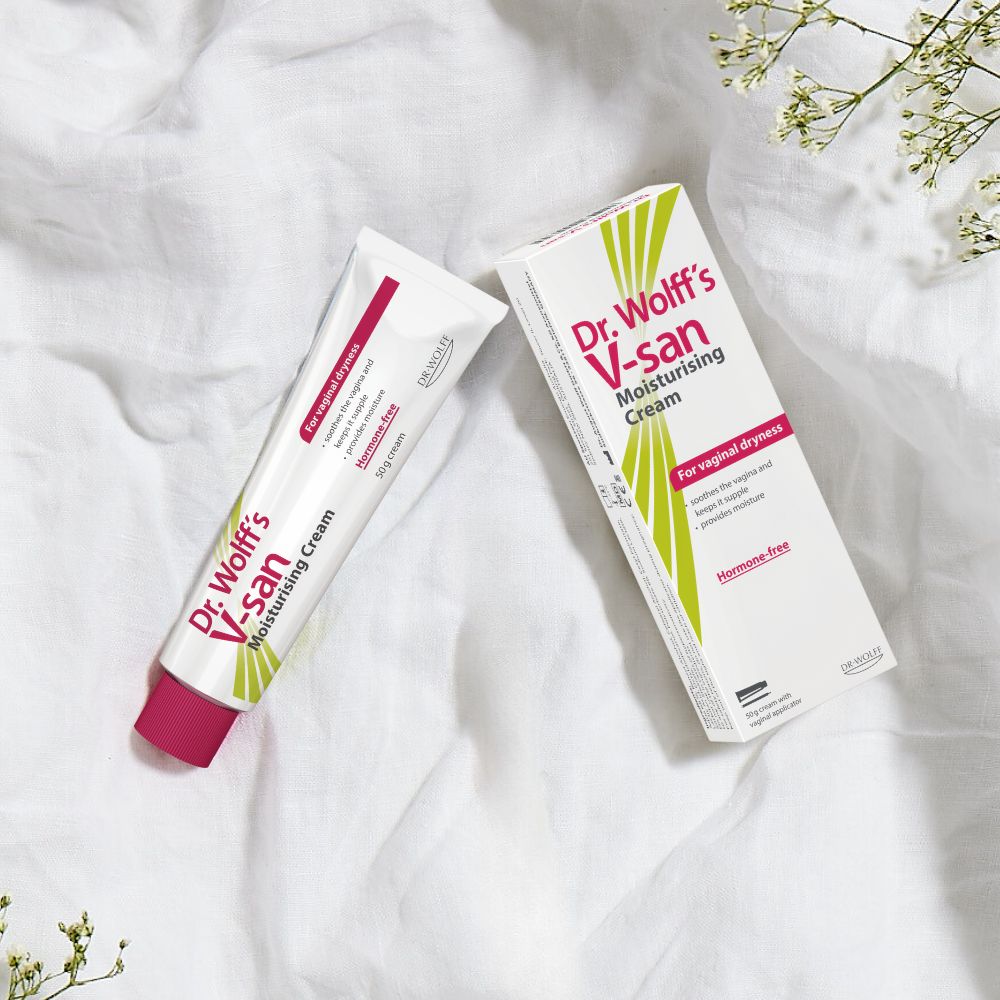 Dr. Wolff's V-san Moisturising Cream 50g - against vaginal dryness Dr Wolff's V-san (AU) Dr. Wolff's V-san Moisturising Cream 50g - against vaginal dryness Dr Wolff's V-san (AU)